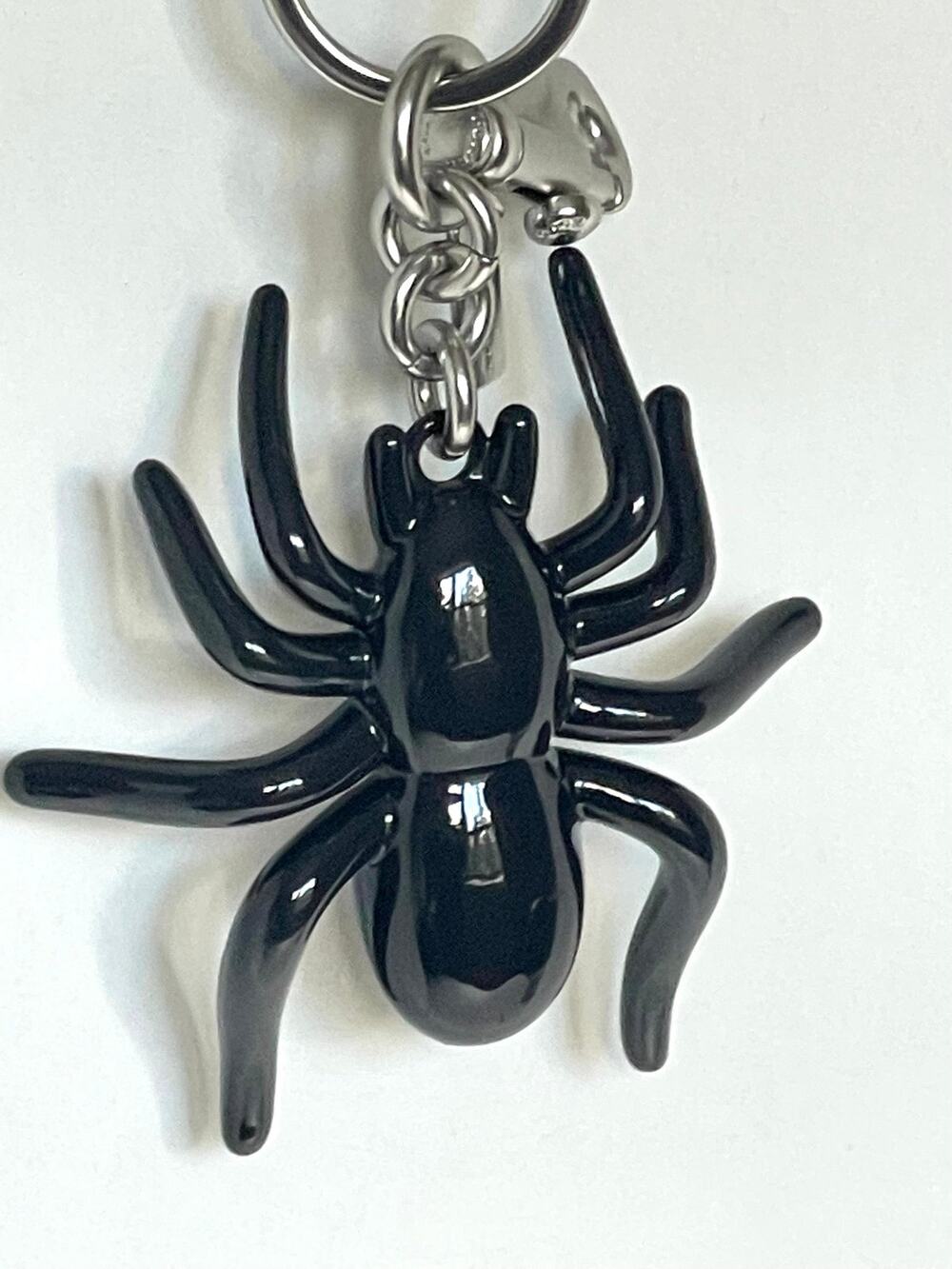 Coach CAX79 Spider Halloween Bag Charm Black Enamel